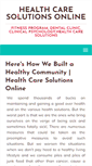 Mobile Screenshot of healthcaresolutionsonline.com